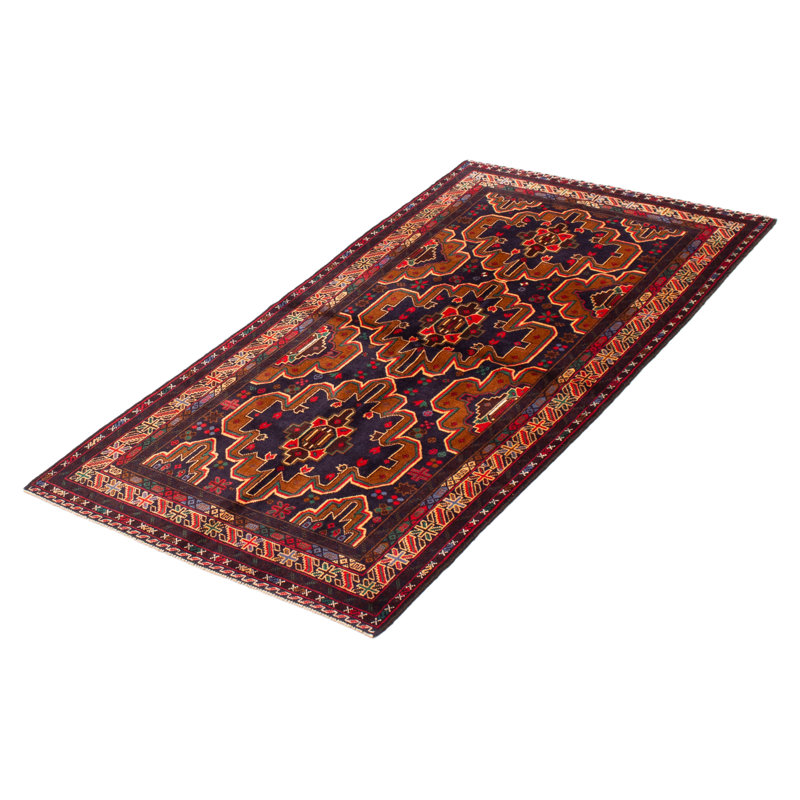 Teimani Navy Rug 3'7" x 6'8"