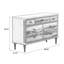 Armoire d'appoint en bois massif brun noisette-133209257