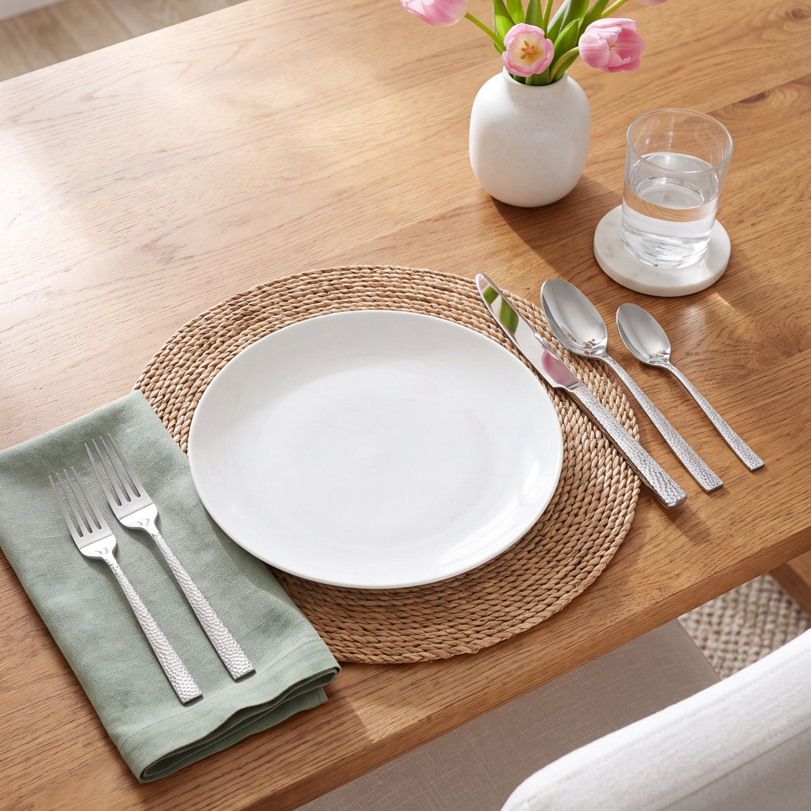 Flatware Set - Service for 4, Silver