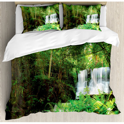 Waterfall Modern & Contemporary Duvet Cover