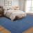 Washable  Area Rug Baby Room Contemporary Boho Non-Slip Low Pile Stain-Resistant No-Shedding Easy-Clean Modern Blue Dorm Home Office-1521691297