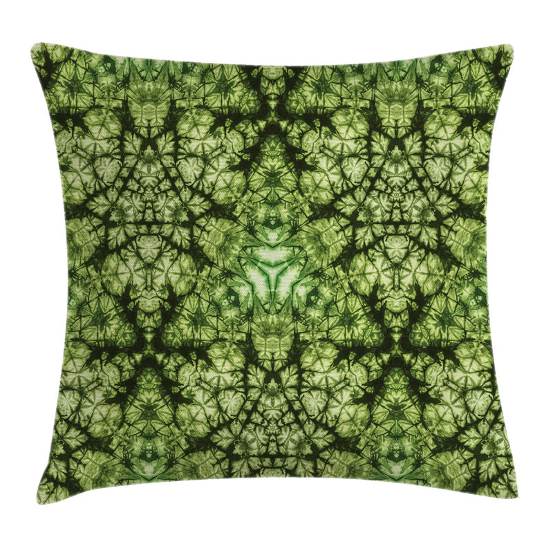 Tie Dye Bohemian Art Square Pillow Cover, 18" x 18"