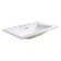 The Renovators Supply Inc. 19.68'' Gloss Porcelain Rectangular Bathroom Sink with Overflow