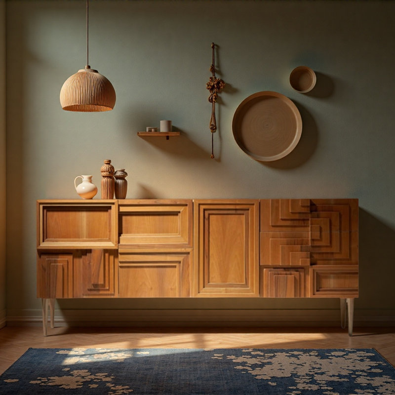 Buffet grande capacité de grande qualité, H 31,5 po x l 70,87 po x P 15,75 po