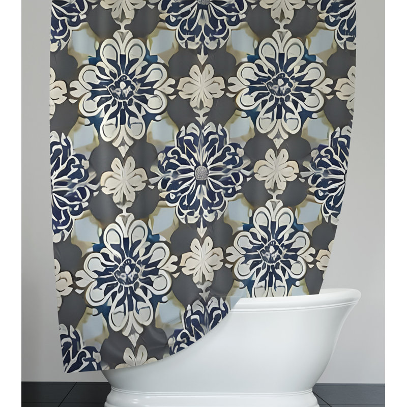 Rideau de douche Conchetta, H 93 po x l 70 po