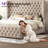Deep Tufted Headboard Upholstered Wingback Bed-1104464855-1104464875