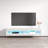 Fly 63" Modern Floating Wall Mounted TV Stand with LED Lighting, High Gloss Finish-237031551