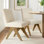 Chaise parsons en bois massif Bilon H 19,5 po