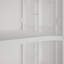 Armoire de rangement en plastique pliable avec portes transparentes et tablettes amovibles 52,76 po Abdullah-1358524662