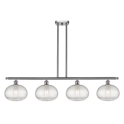 Luminaire suspendu pour îlot de cuisine 4 lumières Larrick