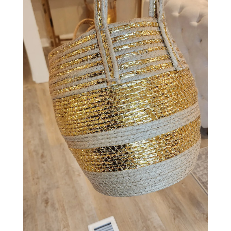 2 Piece Rattan Basket Set
