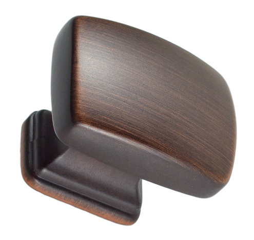 Sydney 1-1/4" Length Oil Rubbed Bronze Rectangular Cabinet Knob, Oil Rubbed Bronze
