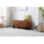 Banc de rangement rembourré à dessus rabattable avec pieds en bois massif-315716730-315717509