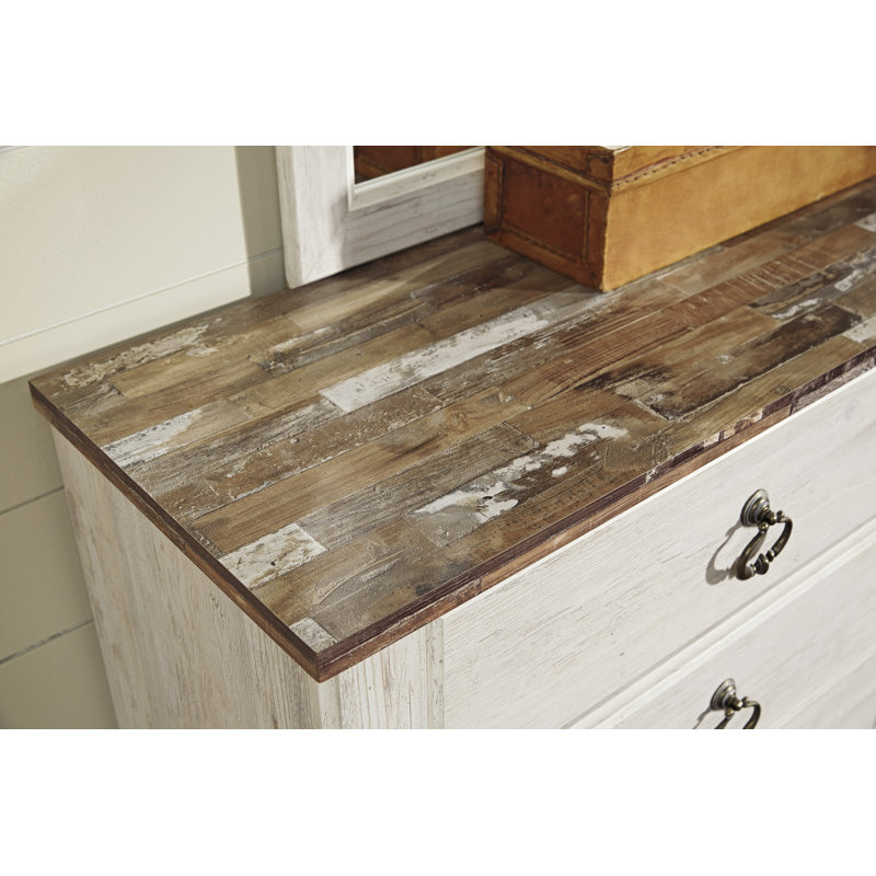 Willowton Panel Bed, Dresser, Mirror, and Nightstand, Queen