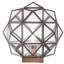 Lampe d'appoint à abat-jour géométrique 12,5 po H