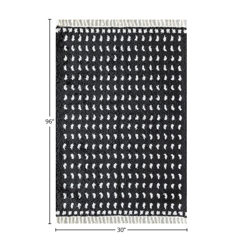 Haiden Checkered Indoor Rug, Runner 2'6" x 8'