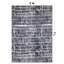 Tapis d'intérieur antidérapant à rayures anthracite, lavable à la machine-164460692