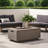 Outdoor Concrete Stove Heating System, 40"x19"x15", 40,000 , Dark Grey, Modern, Lightweight, No Assembly Grey Fire ,-1804093379