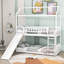 Lit superposé simple au-dessus de simple avec glissoire Lacrescenta-1464816142