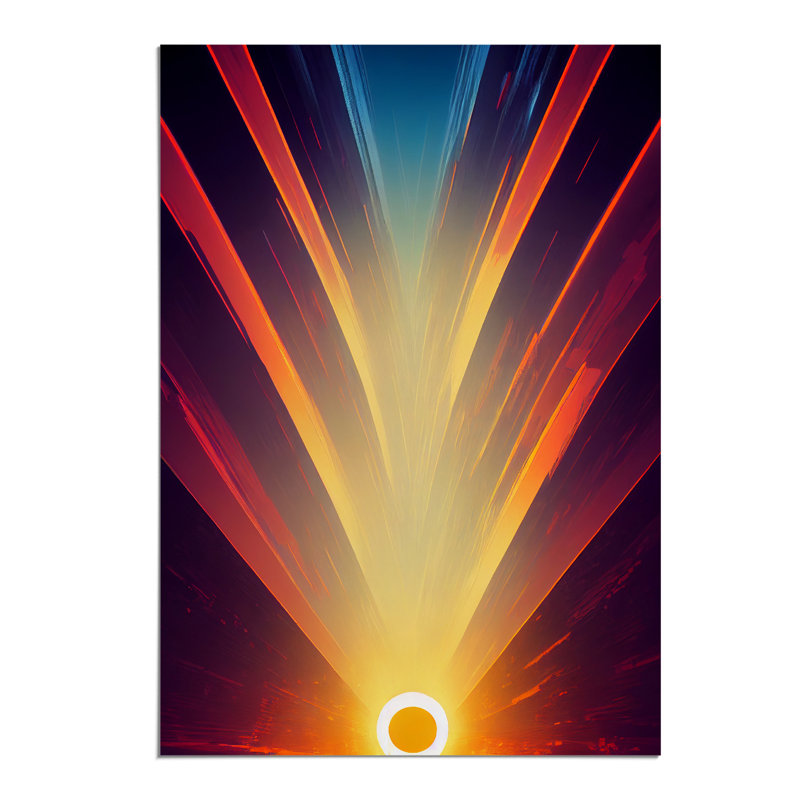 Seductive Sunset Abstract - Wall Art, Paper, 59.4cm H x 42cm W