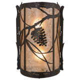 Rustic Lodge 2 - Light Flush Mounted Sconce