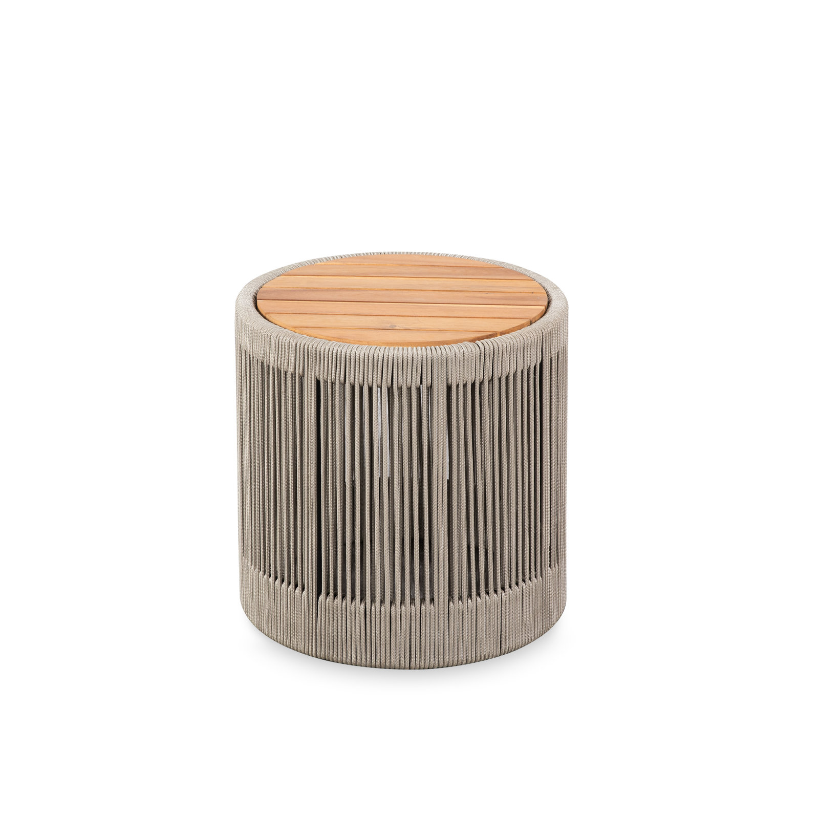 Layton 17" Acacia Patio Side Table