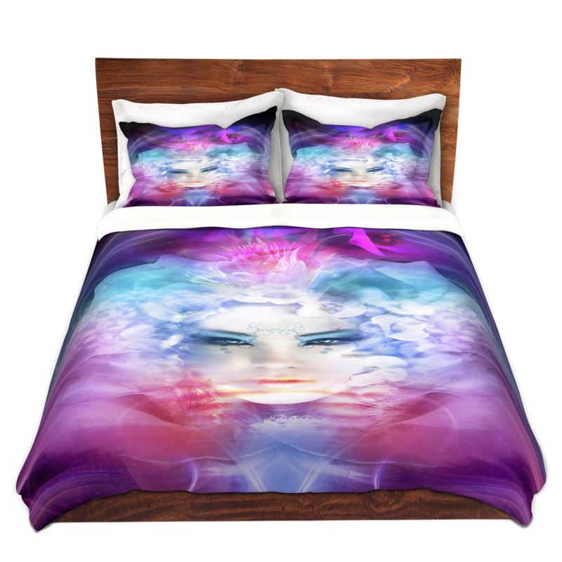 Ensemble de housse de couette de rénaissance, 1 housse de couette grand + 2 taies standards