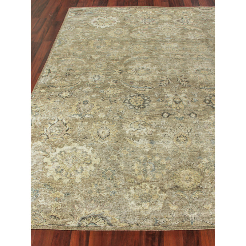 Heirloom Handmade Wool Floral Area Rug