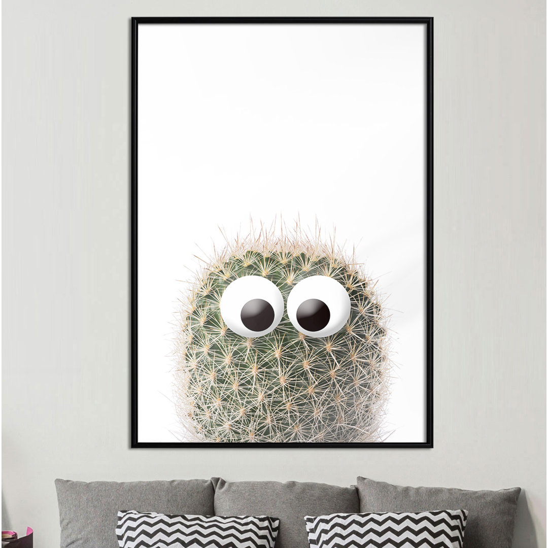 Gerahmtes Poster Funny Cactus II