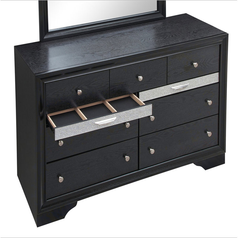 Commode Madrid G02350-D, Noir