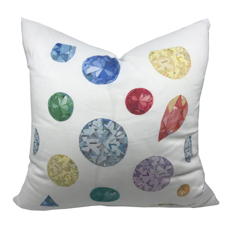 Jewel Square Pillow Cover & Insert