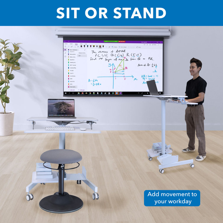 Kulig Height Adjustable Standing Desk Inbox Zero