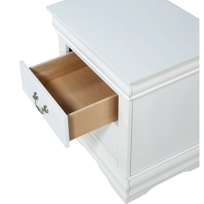 End Table Modern Nightstand Bed Side Table Solid Wood Nightstand