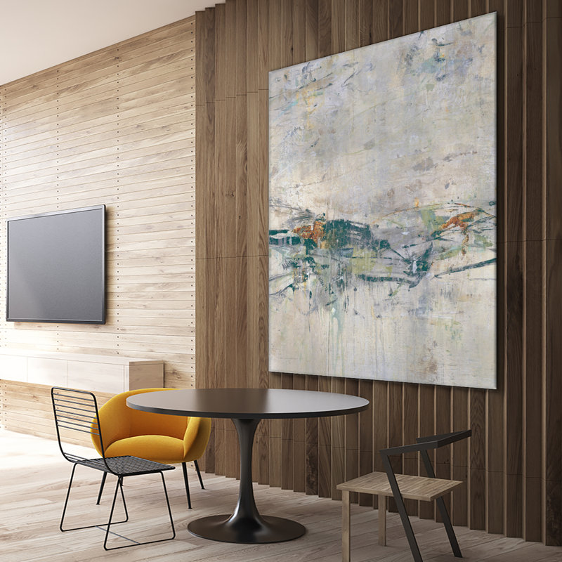 «Broken Road III on Canvas» par Daleno, reproduction d'art, H 54 po x l 54 po x P 1,5 po