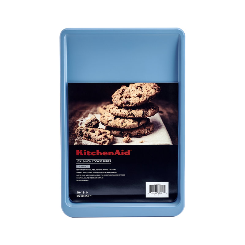 10X15in Nonstick Aluminized Steel Cookie Slider, Ink Blue, Blue Velvet, 15" x 10"