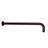8" Round Thin Rainfall Shower Head with 1/2" IPS x 19" IPS Wall Mount 90-Degree Arm and Flange-105842123