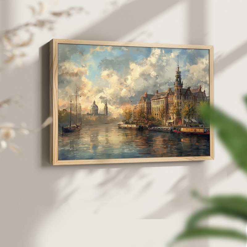 Nautical Series-CXCII - Reproduction encadrée - Restickable, H 11 po x l 14 po, Naturel