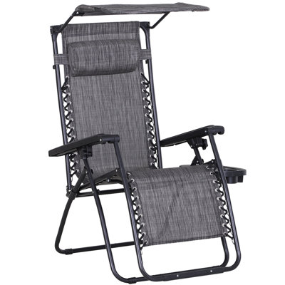 Fauteuil inclinable ajustable avec abat-jour porte-gobelet Bernadine