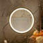 Miroir de salle de bain à DEL, cadre en alliage d'aluminium