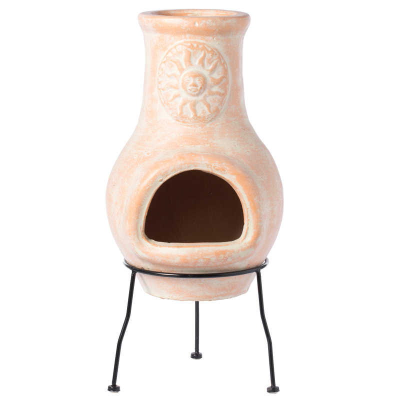 Ebner Clay Charcoal Smokeless Fire Pit