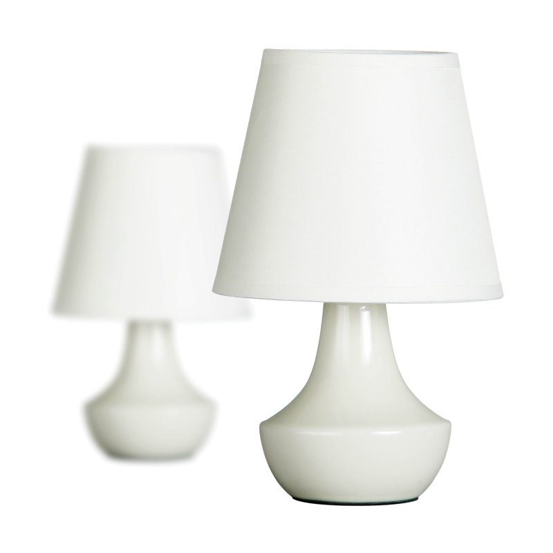Imala Ceramic Table Lamp, Cream
