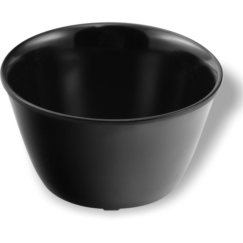 Sankar 7.5 oz. Melamine Bouillon Cup, Black