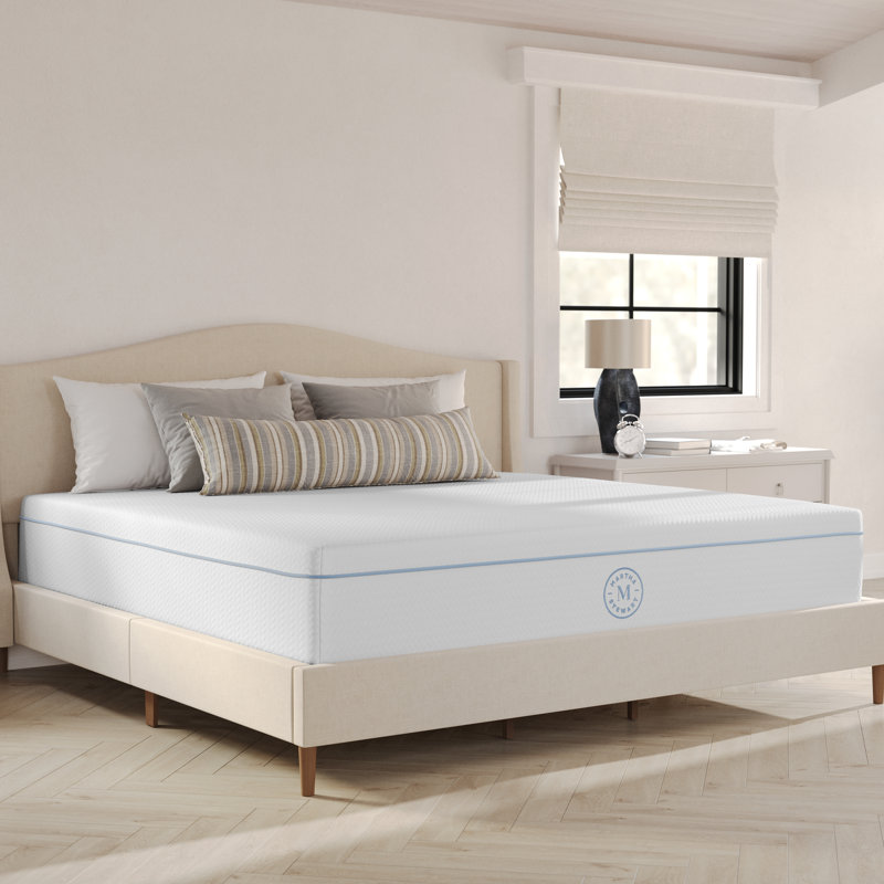 Matelas en mousse viscoélastique rafraîchissante à double action Martha Stewart SleepComplete, Très grand