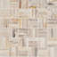 Fossil Basketweave 1X4 Petrified Stone Mosaic
