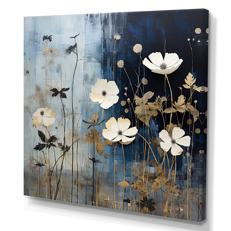 «Wildflowers Wander Meadows VI» sur toile, Toile tendue, H 16 po x l 16 po