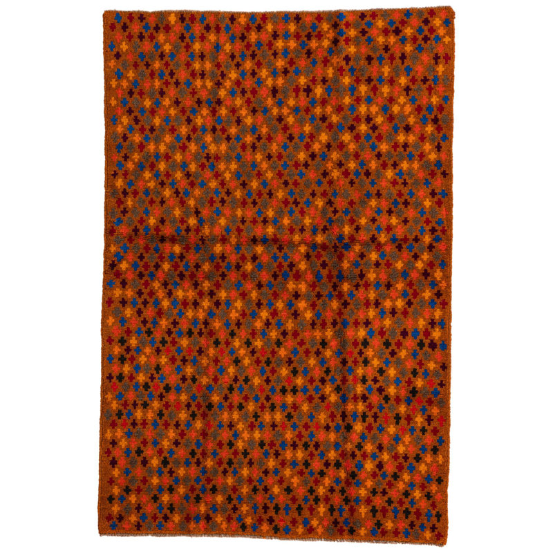 Tapis orange Nunez