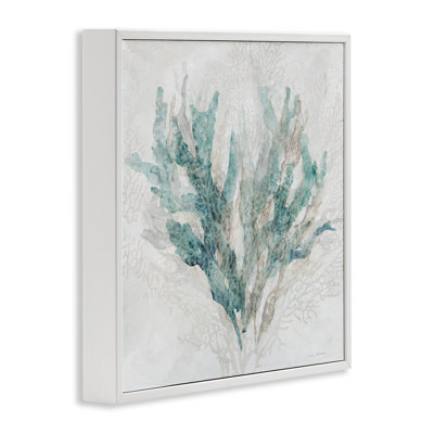 Faded Coral Branches Framed Giclee Art, design by Carol Robinson