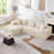 Fausse fourrure beige sélectionné
