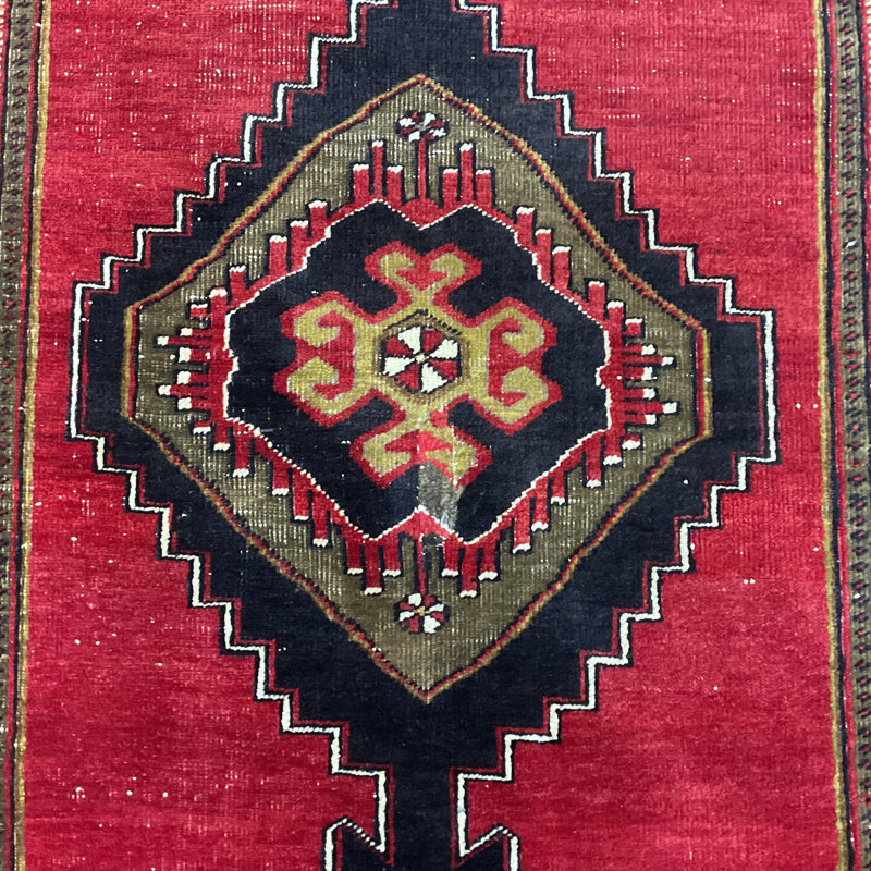  Antique Handmade Anatolia Wool Rug