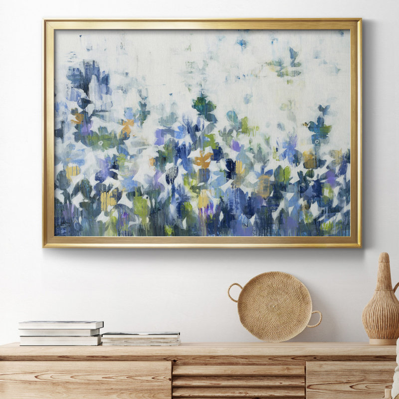 Pure Poetry - reproduction d'art sur toile encadrée, H 30,5 po x l 42,5 po x P 1,5 po, Doré